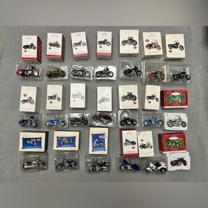 Harley-Davidson Set of 20 Collectible Christmas Motorcycle Ornaments